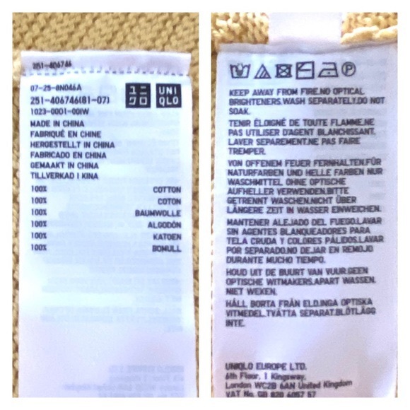 Uniqlo Cotton Sweater Knit V-Neck Camisole - Picture 10 of 10